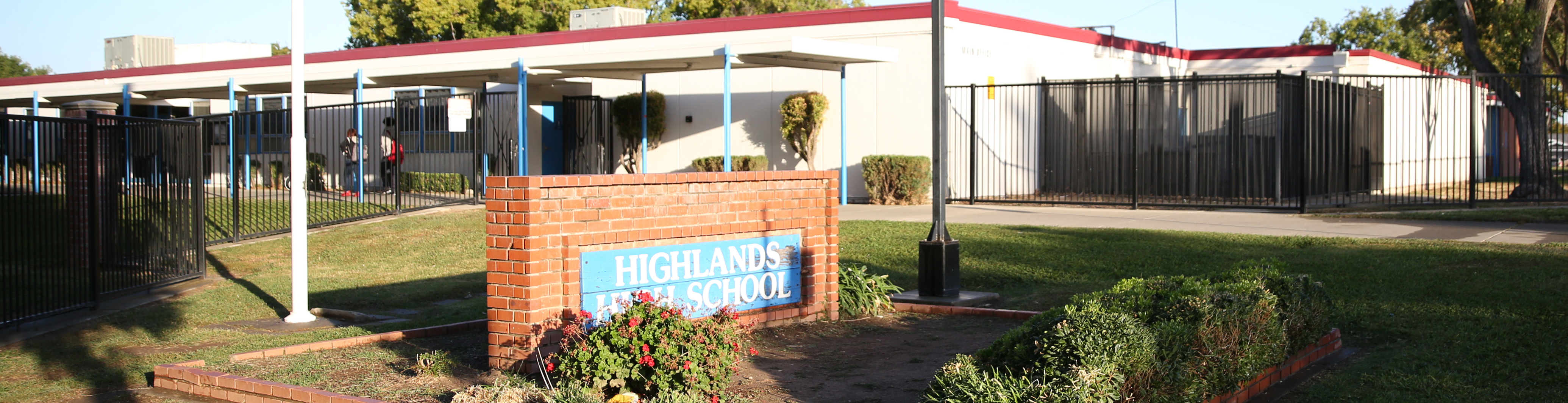 front of high school