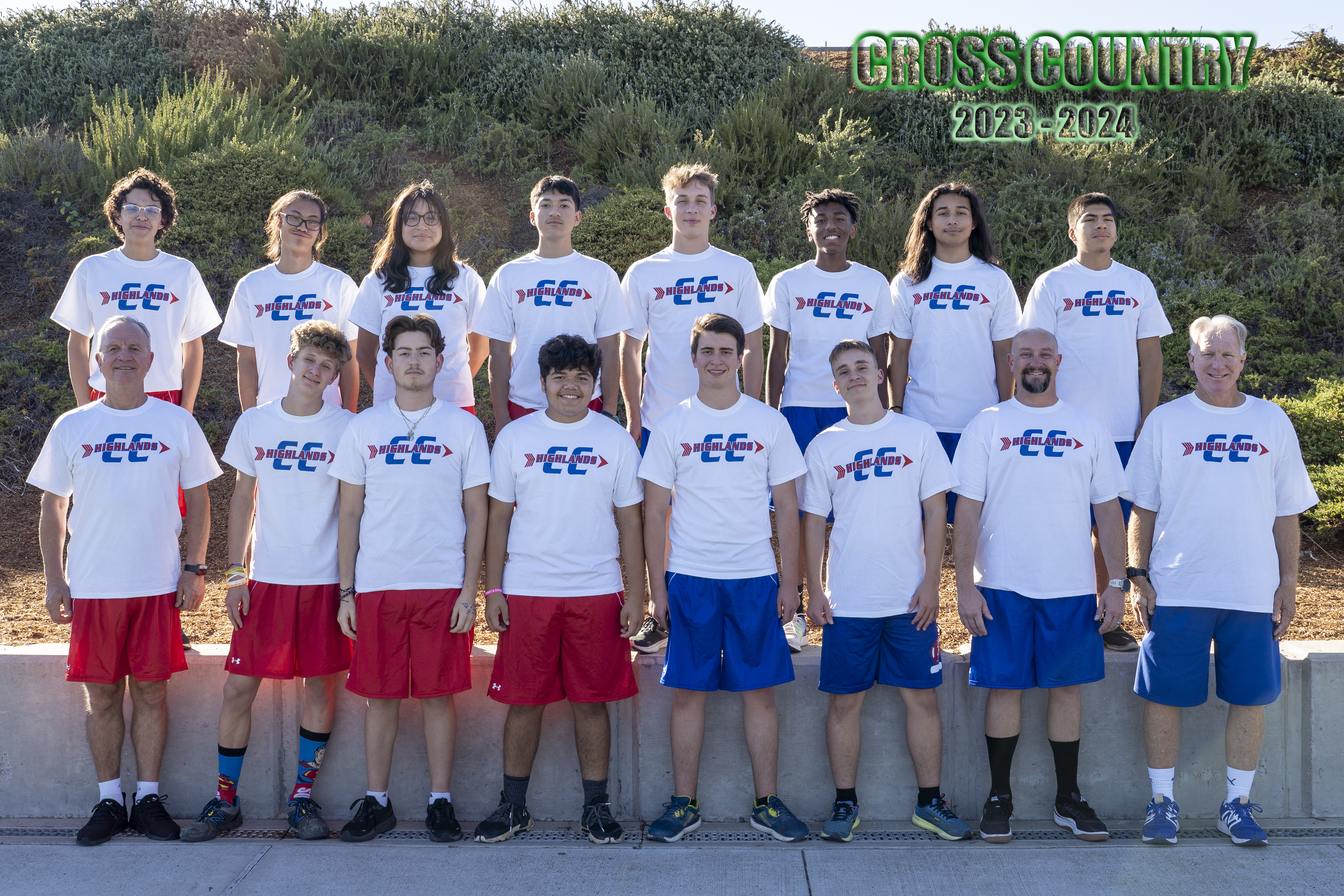 Cross Country 2024 team photo