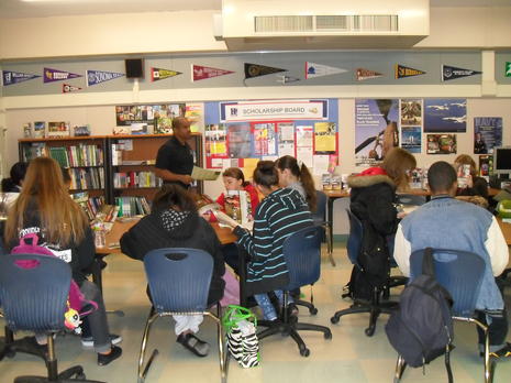 group of students in school